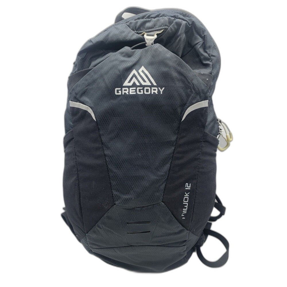 Gregory Miwok 12 Daypack Backpack Black Hiking Camping Hydration Pack Ready